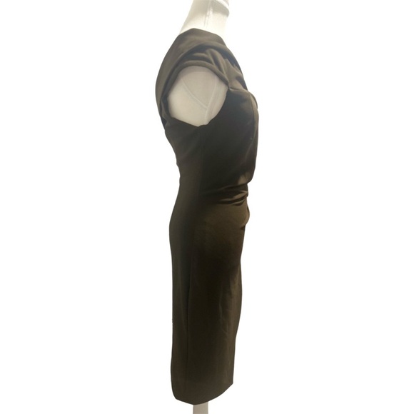 Stunning EUC Le Chateau Olive green dress - Picture 4 of 4